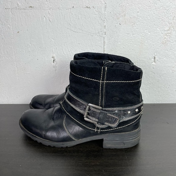 Josef Seibel leather/suede Leather ankle boot size 41 - Picture 1 of 9